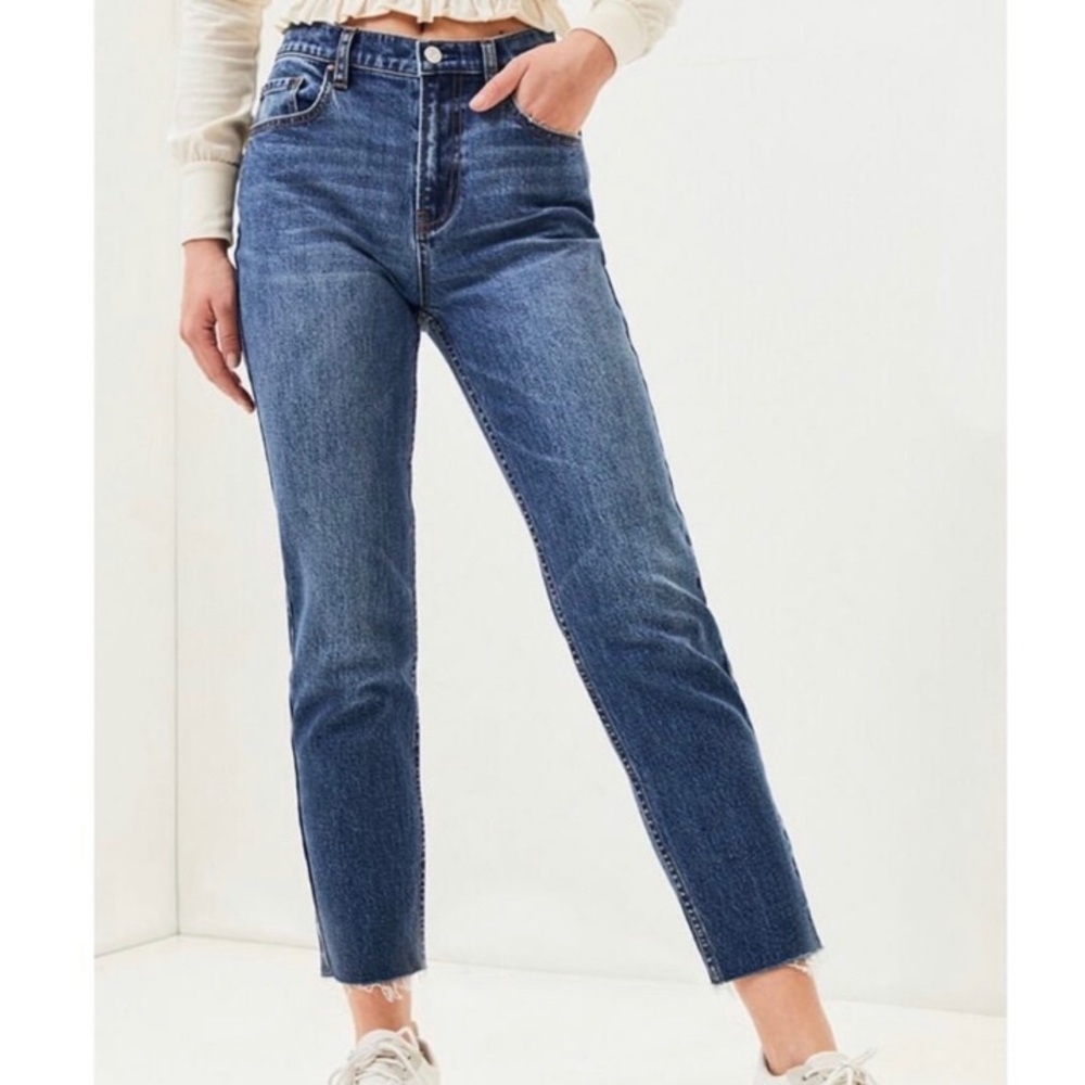 PACSUN Vintage Icon Raw Hem Jeans